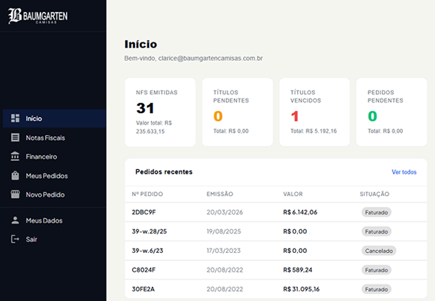 Portal do cliente